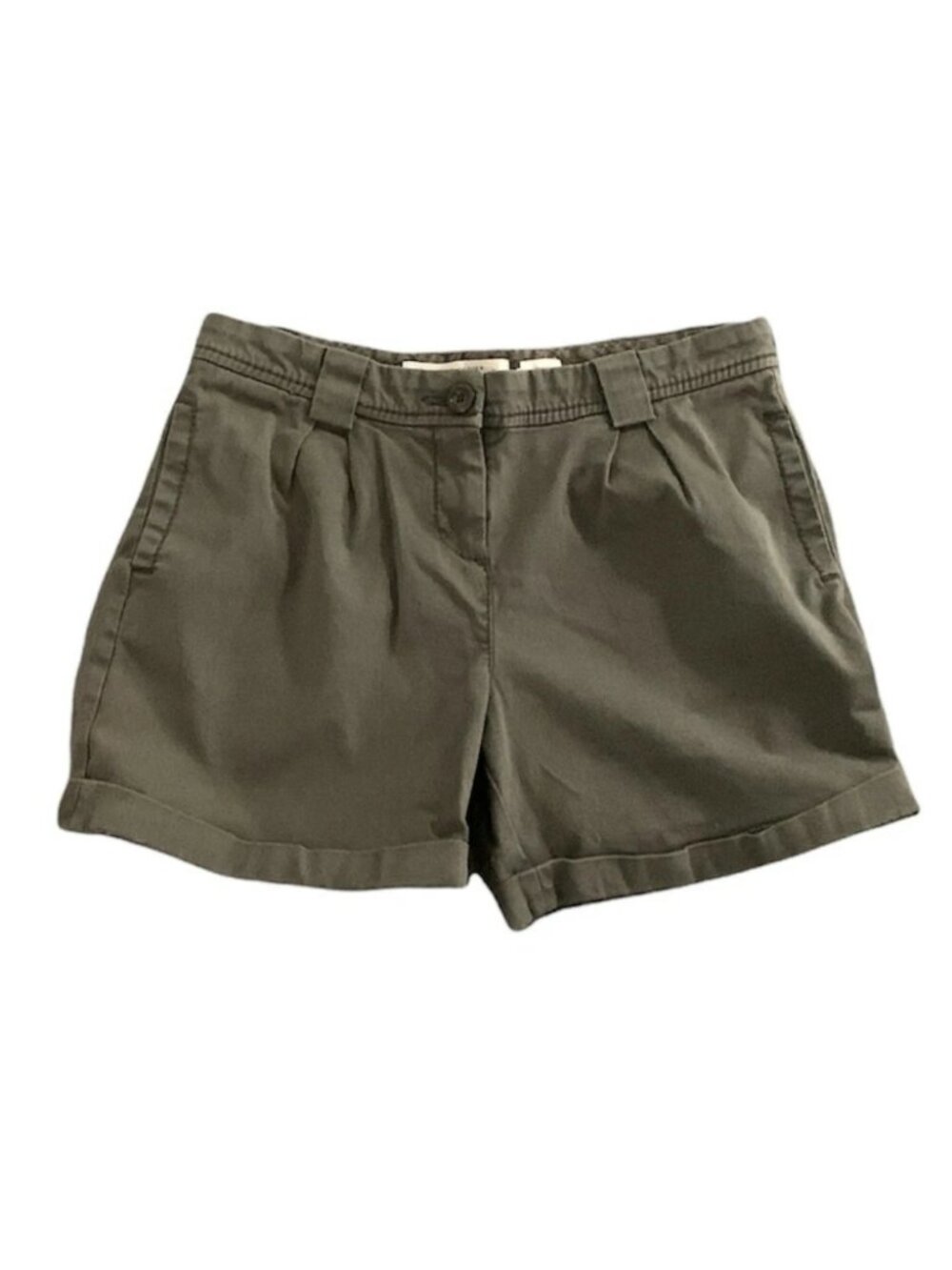 Old‎ Navy Cotton Blend Chino Shorts Sz 2 Green #200K